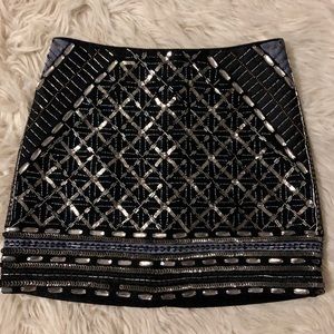 Club Monaco Beaded Skirt